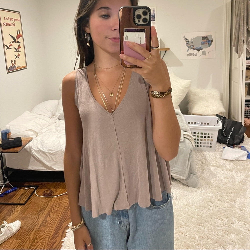 lilac tank top